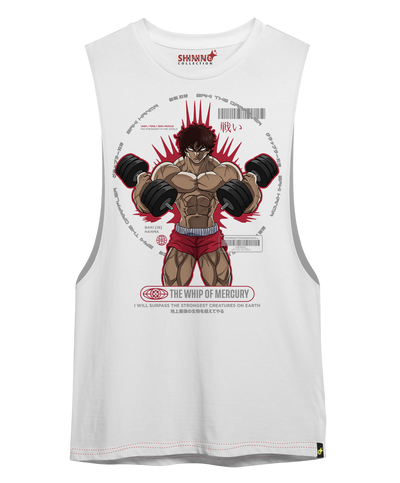 Polera Baki Hanma - Baki Gym Long Fit Unisex