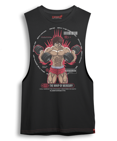 Polera Baki Hanma - Baki Gym Long Fit Unisex