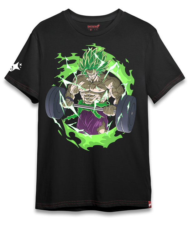 Polera Broly Gym Dragon Ball Z Gym Oversized Long Fit Unisex