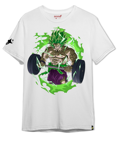 Polera Broly Gym Dragon Ball Z Gym Oversized Long Fit Unisex