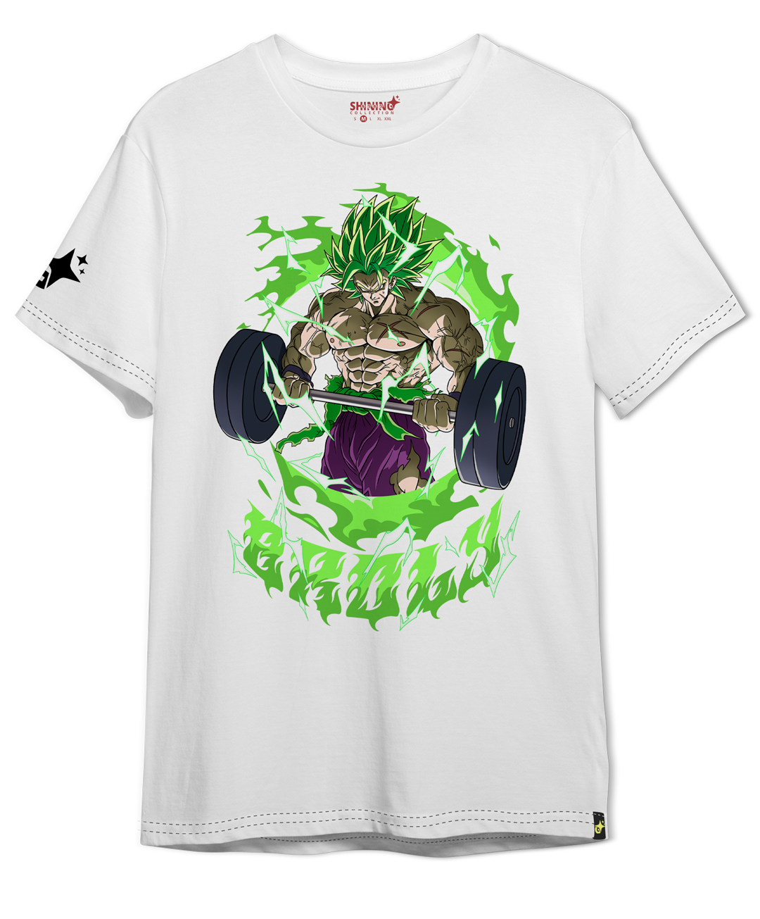 Polera Broly Gym Dragon Ball Z Gym Oversized Long Fit Unisex