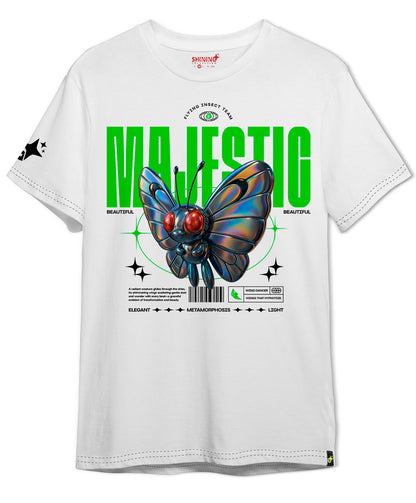 Polera Butterfree Majestic Pokemon Oversized Long Fit Unisex