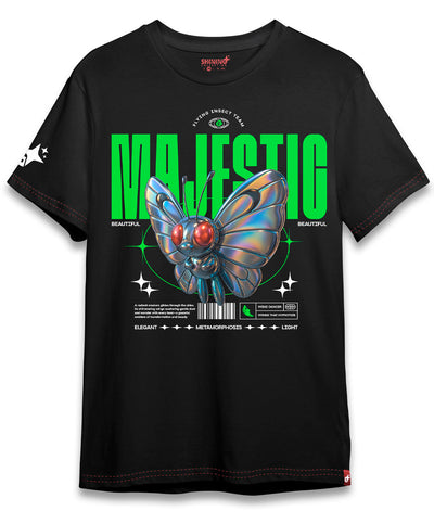 Polera Butterfree Majestic Pokemon Oversized Long Fit Unisex