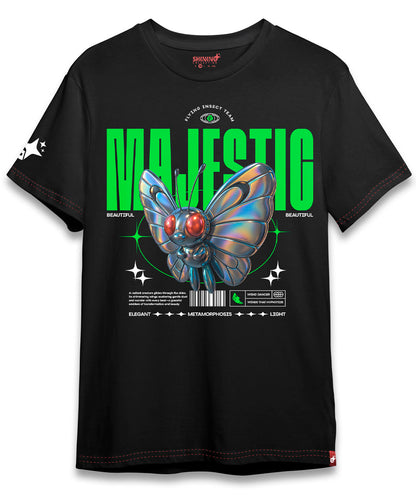 Polera Butterfree Majestic Pokemon Oversized Long Fit Unisex