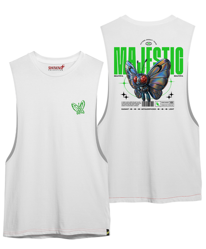 Polera Butterfree Majestic Pokemon Oversized Long Fit Unisex