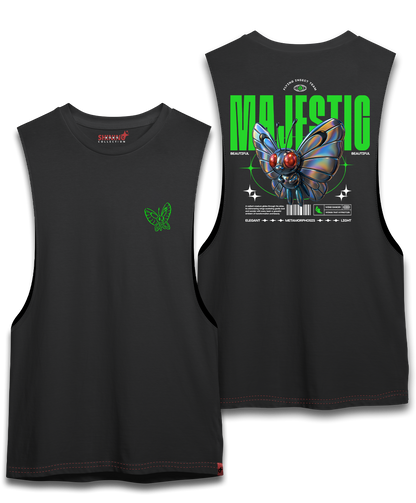 Polera Butterfree Majestic Pokemon Oversized Long Fit Unisex