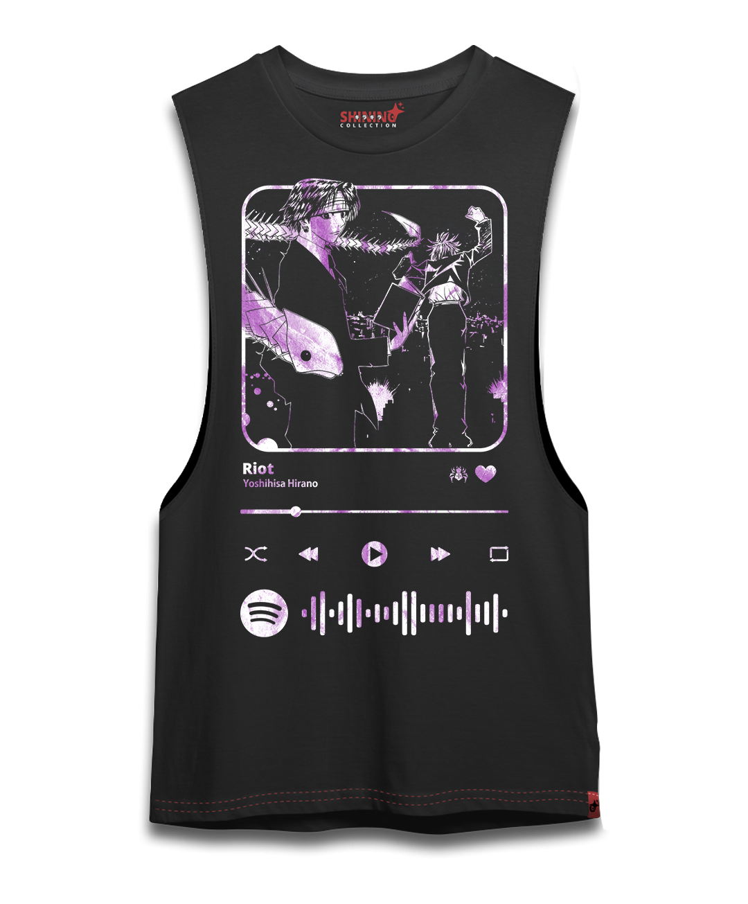 Polera Spotify - Sinfonia de Chrollo Lucilfer Oversized Long Fit Unisex