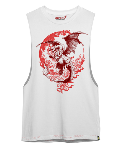 Polera Charizard Tec. Achurado Pokémon Oversized Long Fit Unisex