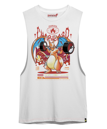 Polera Charizard Gym - Pokemon Long Fit Unisex