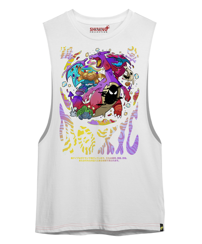 Polera Charizard Psicodélico - Pokemon Long Fit Unisex