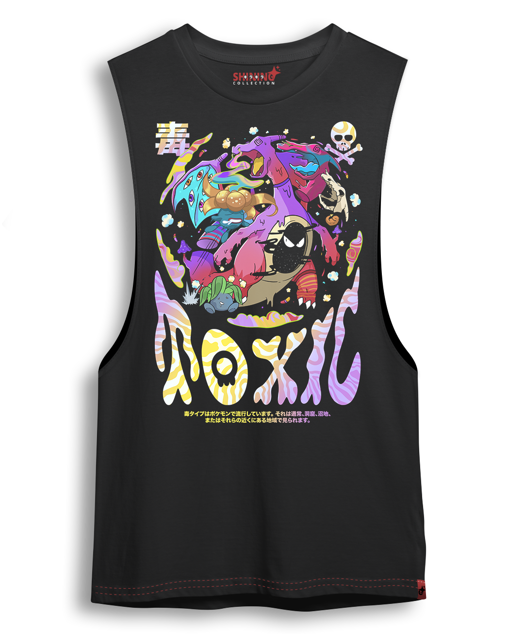 Polera Charizard Psicodélico - Pokemon Long Fit Unisex