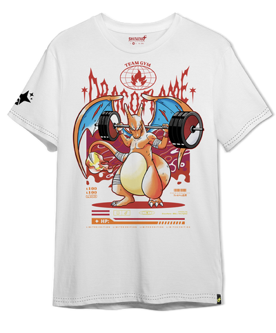Polera Charizard Gym - Pokemon Long Fit Unisex