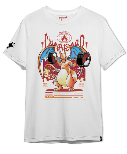 Polera Charizard Gym - Pokemon Long Fit Unisex