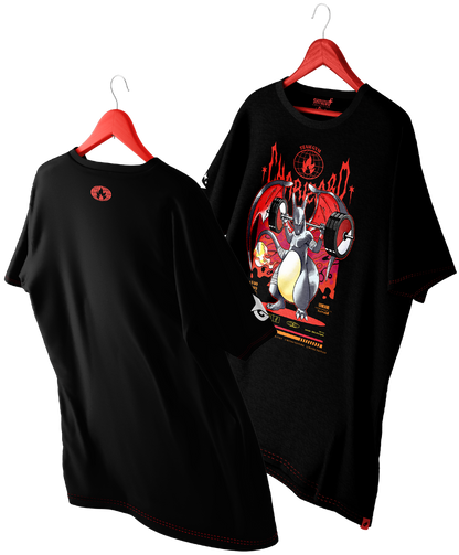 Polera Charizard Shining Gym - Pokemon Long Fit Unisex