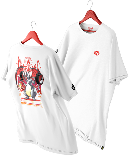 Polera Charizard Shining Gym - Pokemon Long Fit Unisex