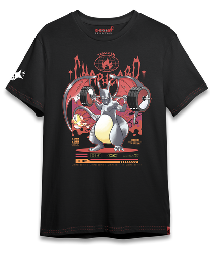 Polera Charizard Shining Gym - Pokemon Long Fit Unisex
