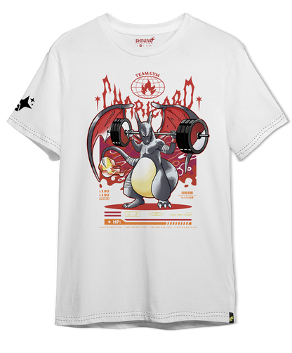 Polera Charizard Shining Gym - Pokemon Long Fit Unisex