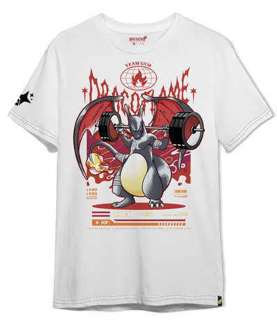 Polera Charizard Shining Gym - Pokemon Long Fit Unisex