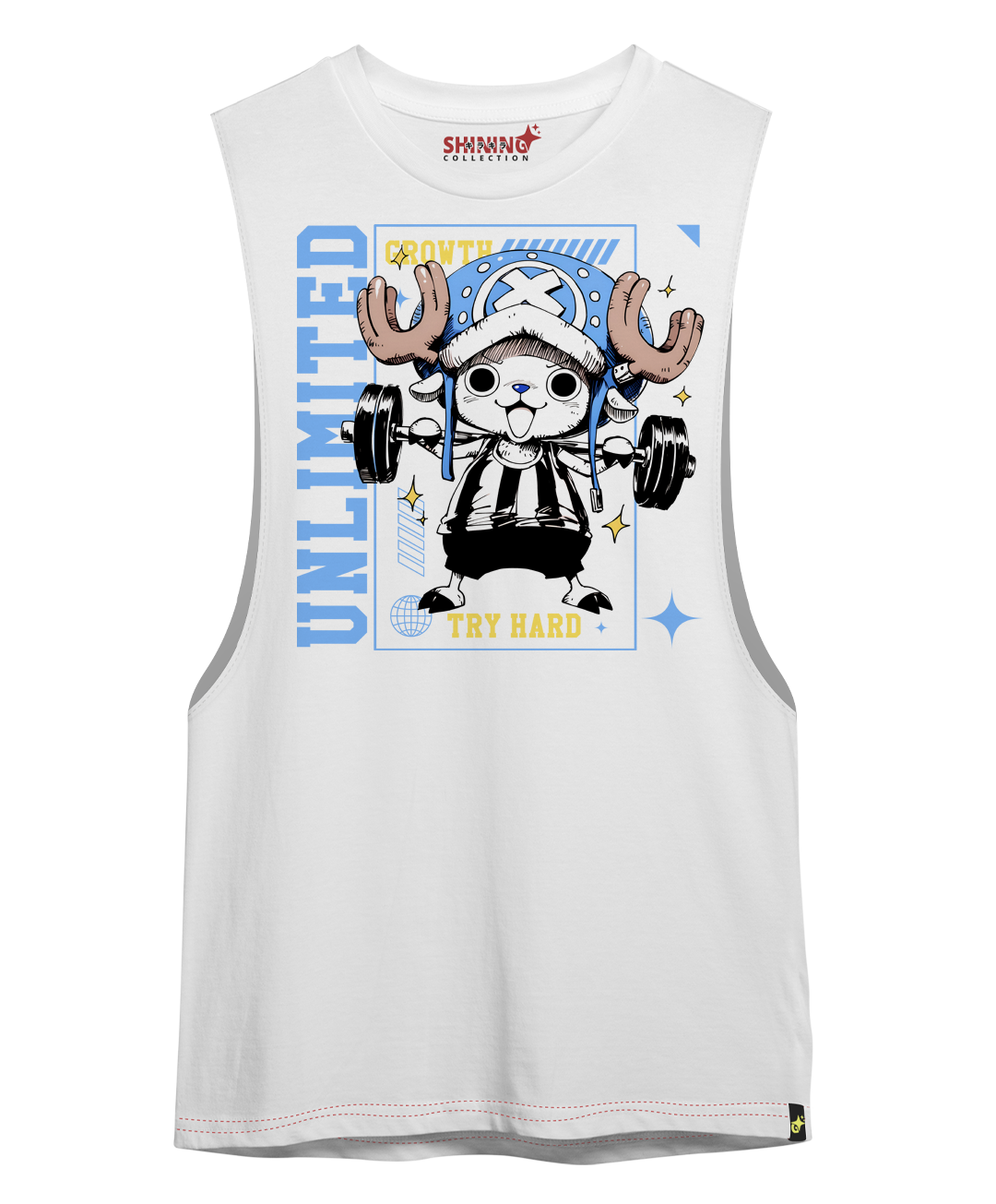 Polera Chopper Gym - One Piece Oversized Long Fit Unisex
