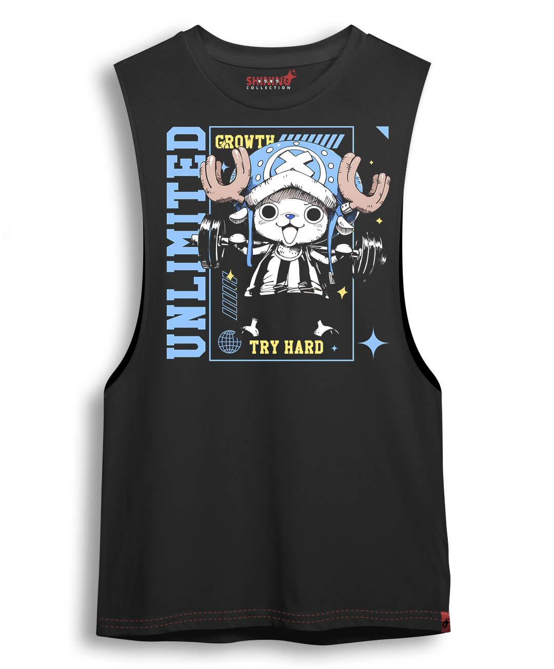 Polera Chopper Gym - One Piece Oversized Long Fit Unisex