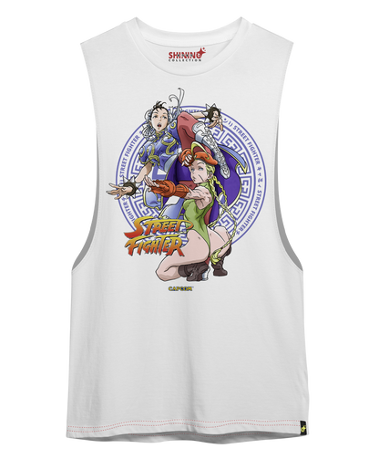 Polera Chun-Li & amp; Cammy Long Fit Unisex