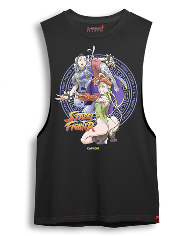 Polera Chun-Li & amp; Cammy Long Fit Unisex