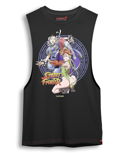 Polera Chun-Li & amp; Cammy Long Fit Unisex