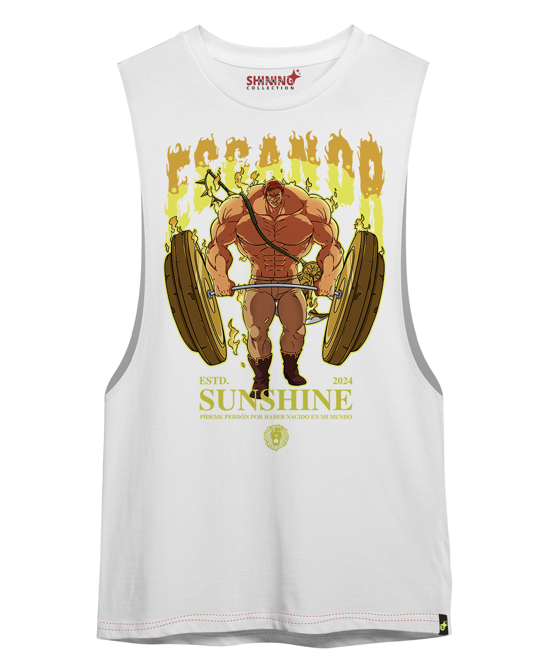 León del Sol: Escanor y el Poder del Orgullo - 7 Pecados Capitales - Oversize Long Fit Unisex