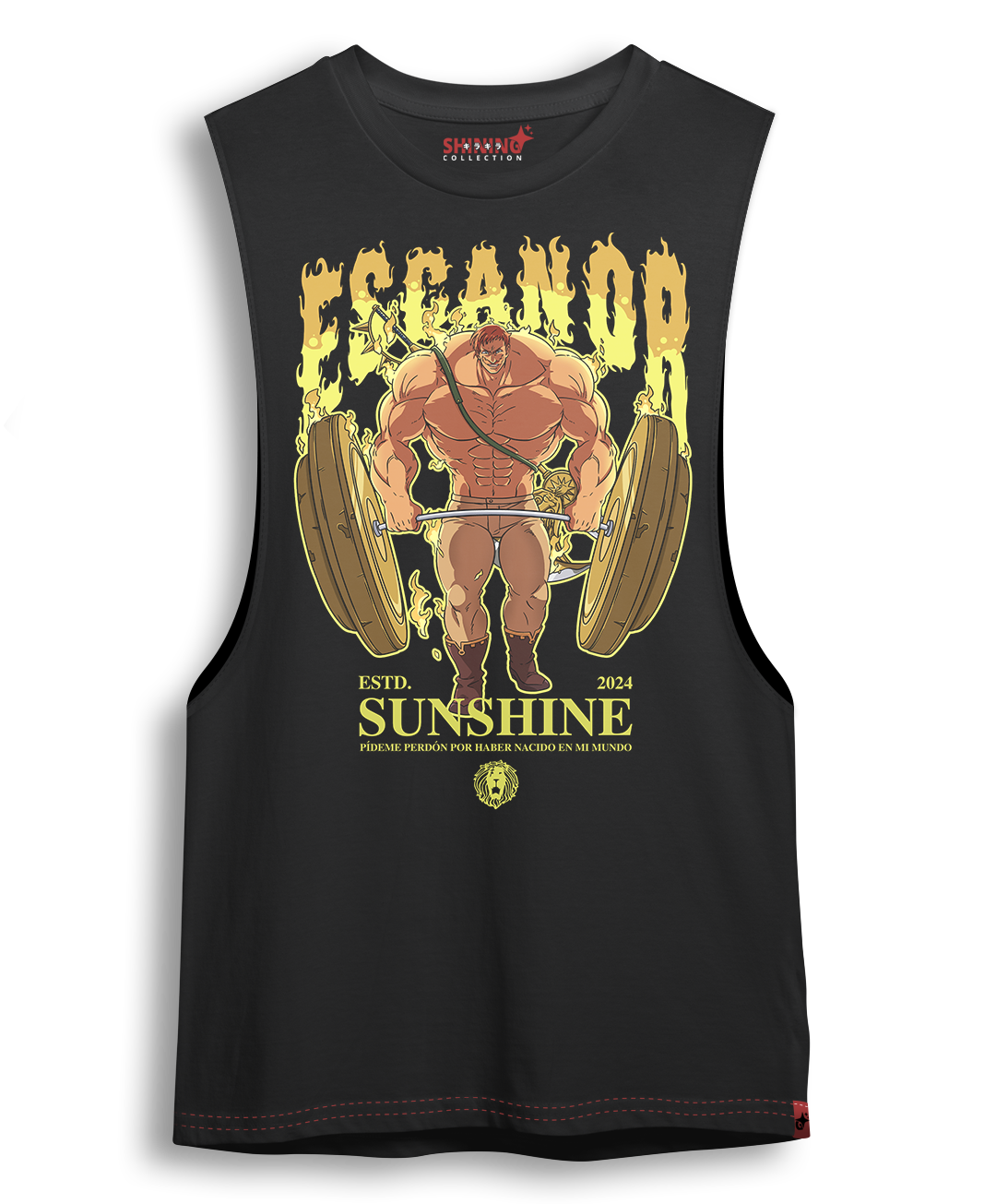 León del Sol: Escanor y el Poder del Orgullo - 7 Pecados Capitales - Oversize Long Fit Unisex
