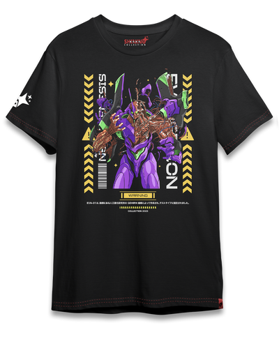 Polera EVA-01 Neon Genesis Evangelion Oversized Long Fit Unisex