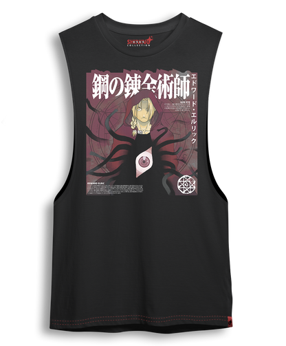 Polera Edward Elric Fullmetal Alchemist Oversized Long Fit Unisex