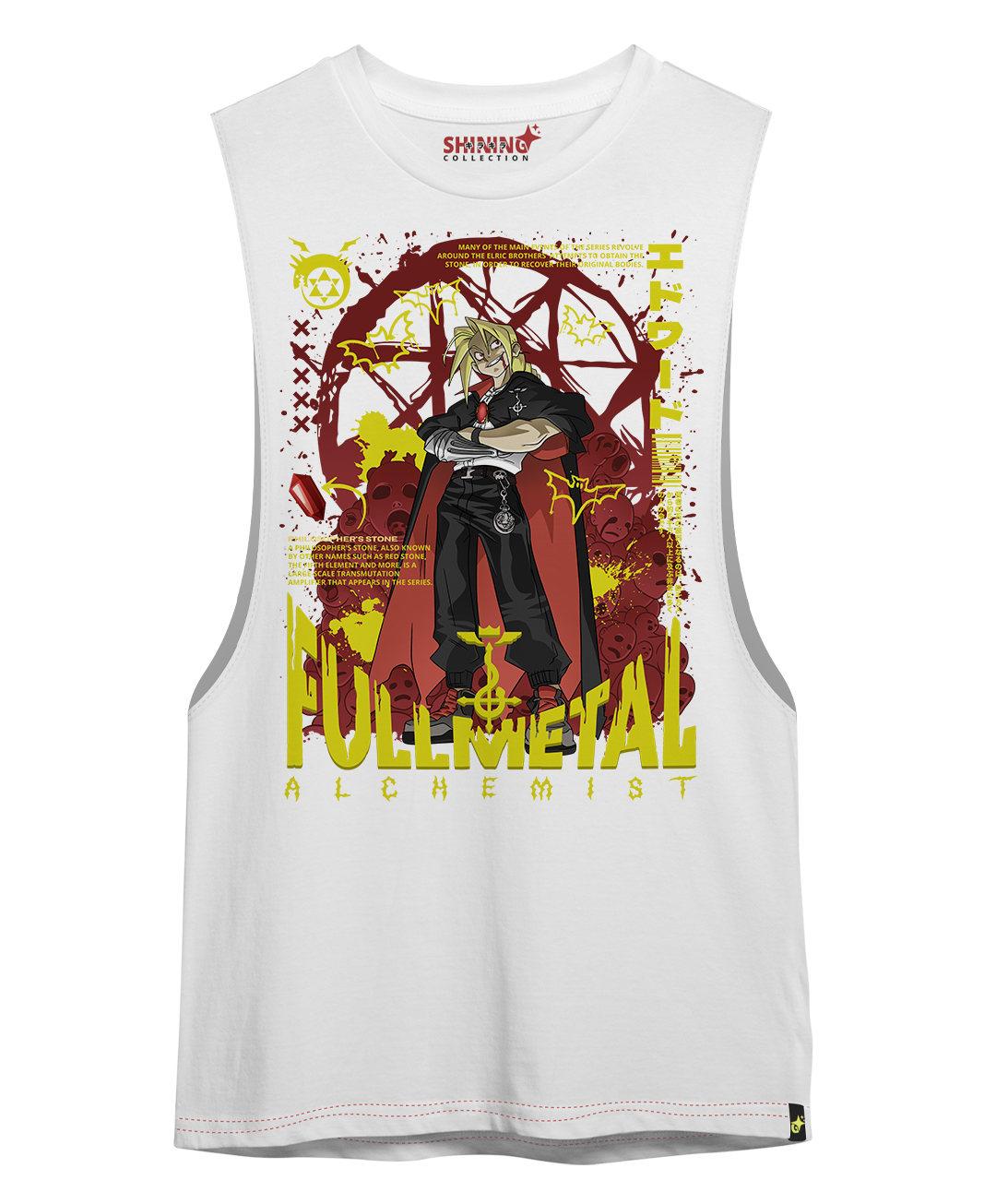Polera Edward Vampiro - Fullmetal Alchemist Long Fit Unisex