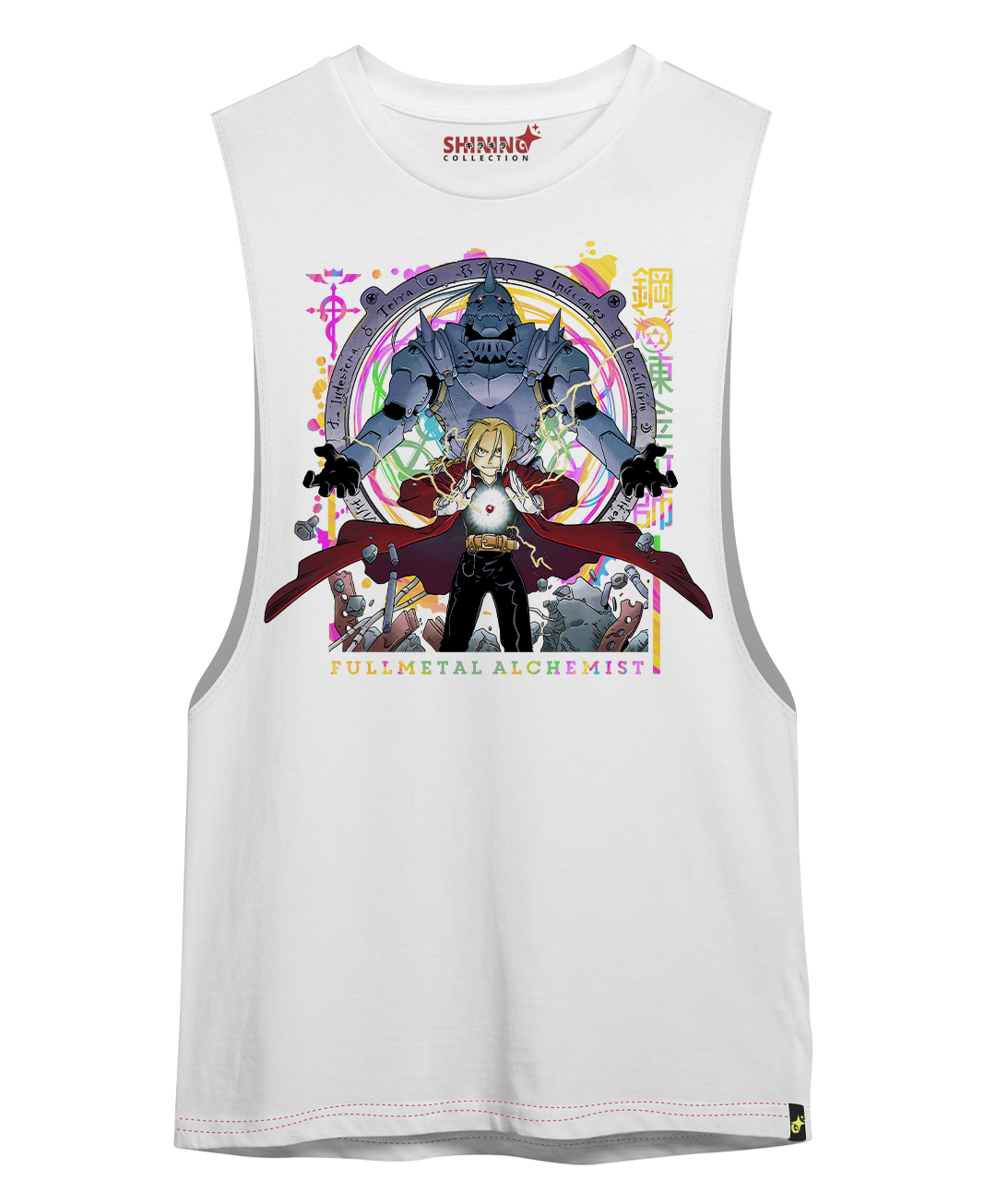 Polera Edward x Alphonse Elric Fullmetal Alchemist Oversized Long Fit Unisex