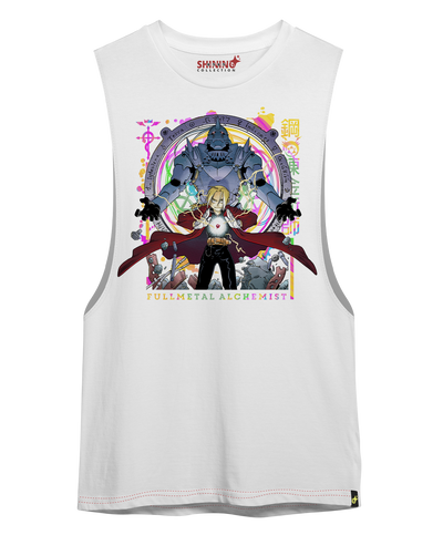 Polera Edward x Alphonse Elric Fullmetal Alchemist Oversized Long Fit Unisex