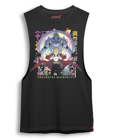 Polera Edward x Alphonse Elric Fullmetal Alchemist Oversized Long Fit Unisex
