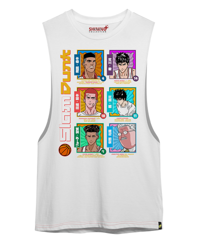 Polera Equipo Shohoku Slam Dunk Oversized Long Fit Unisex