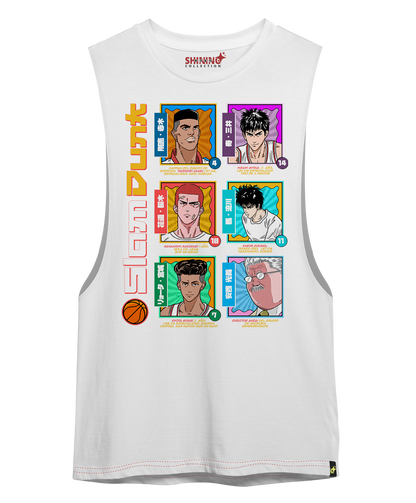 Polera Equipo Shohoku Slam Dunk Oversized Long Fit Unisex