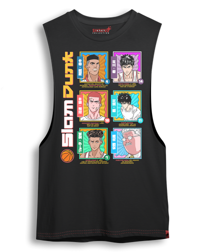 Polera Equipo Shohoku Slam Dunk Oversized Long Fit Unisex