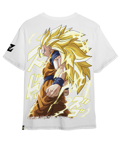 Polera Full Art Goku Super Saiyan 3 - Dragon Ball Z - Oversized Long Fit Unisex