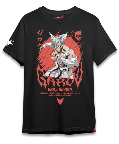 Polera Garou - One Punch-Man - Oversized Long Fit Unisex