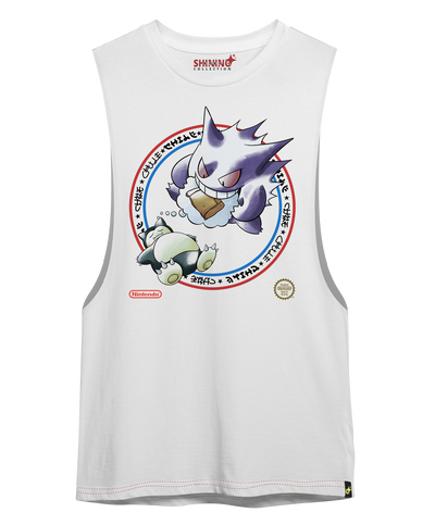 Polera Gengar & Snorlax 18 Septiembre Chile Pokémon Oversized Long Fit Unisex