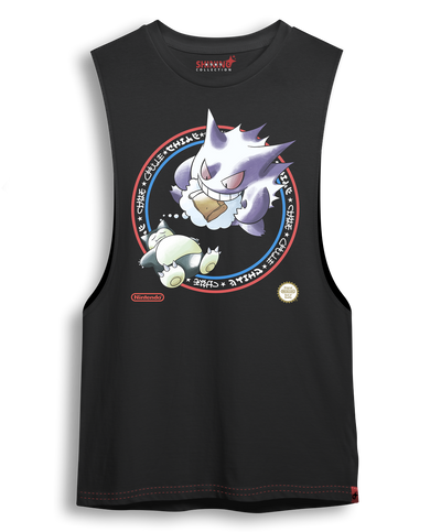 Polera Gengar & Snorlax 18 Septiembre Chile Pokémon Oversized Long Fit Unisex