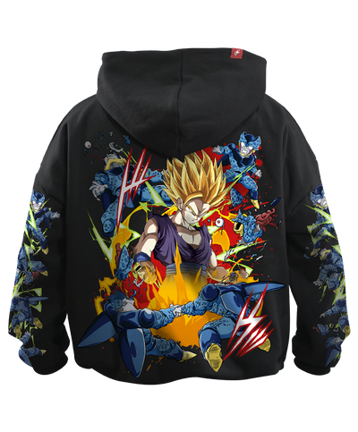 Hoodie Son Gohan Dragon Ball Z Oversized Unisex