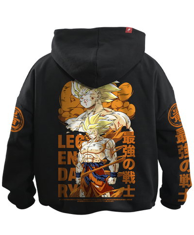 Hoodie Dragon Ball Son Goku Super Saiyajin Oversized Unisex