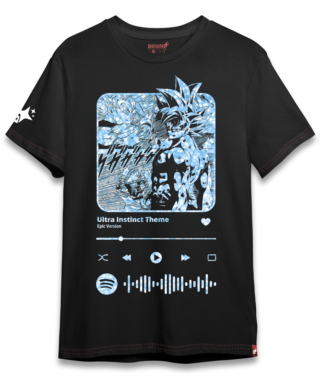 Polera Spotify - Goku Ultra Instinto Oversized Long Fit Unisex