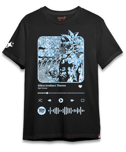 Polera Spotify - Goku Ultra Instinto Oversized Long Fit Unisex