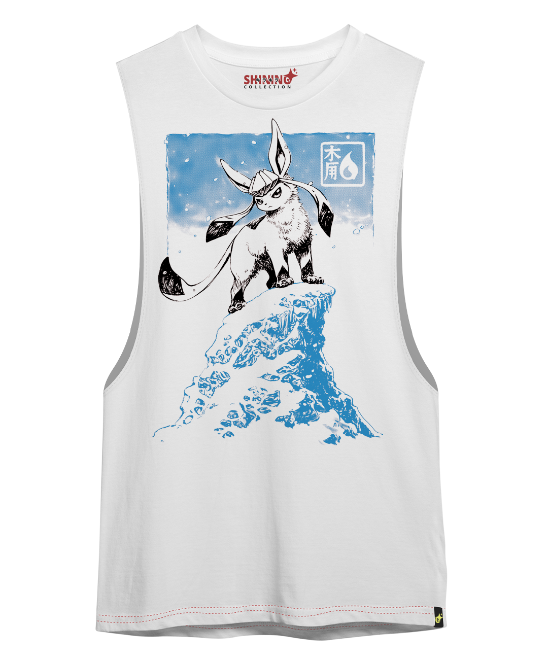 Polera Glaceon "Ice Spirit" – Oversized Long Fit Unisex