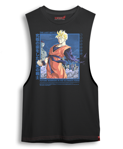Polera Gohan del Futuro Dragon Ball Z Oversized Long Fit Unisex
