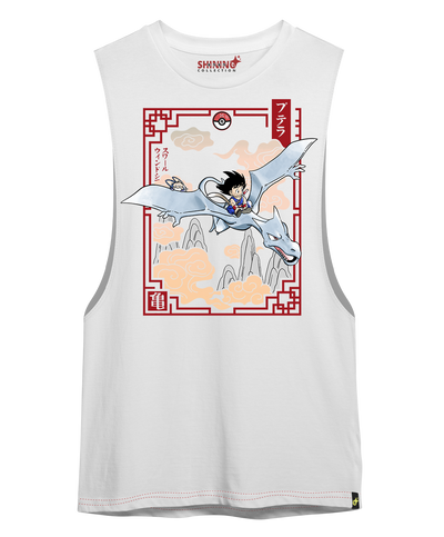 Polera Goku en el mundo Pokémon Long Fit Unisex