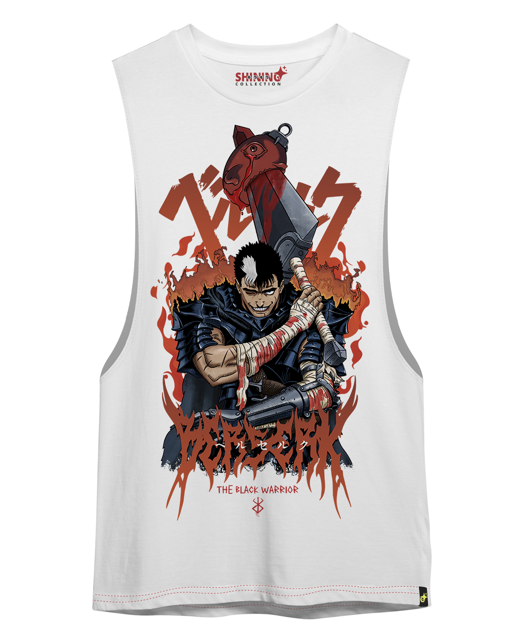 Polera Guts Berserk Oversized Long Fit Unisex